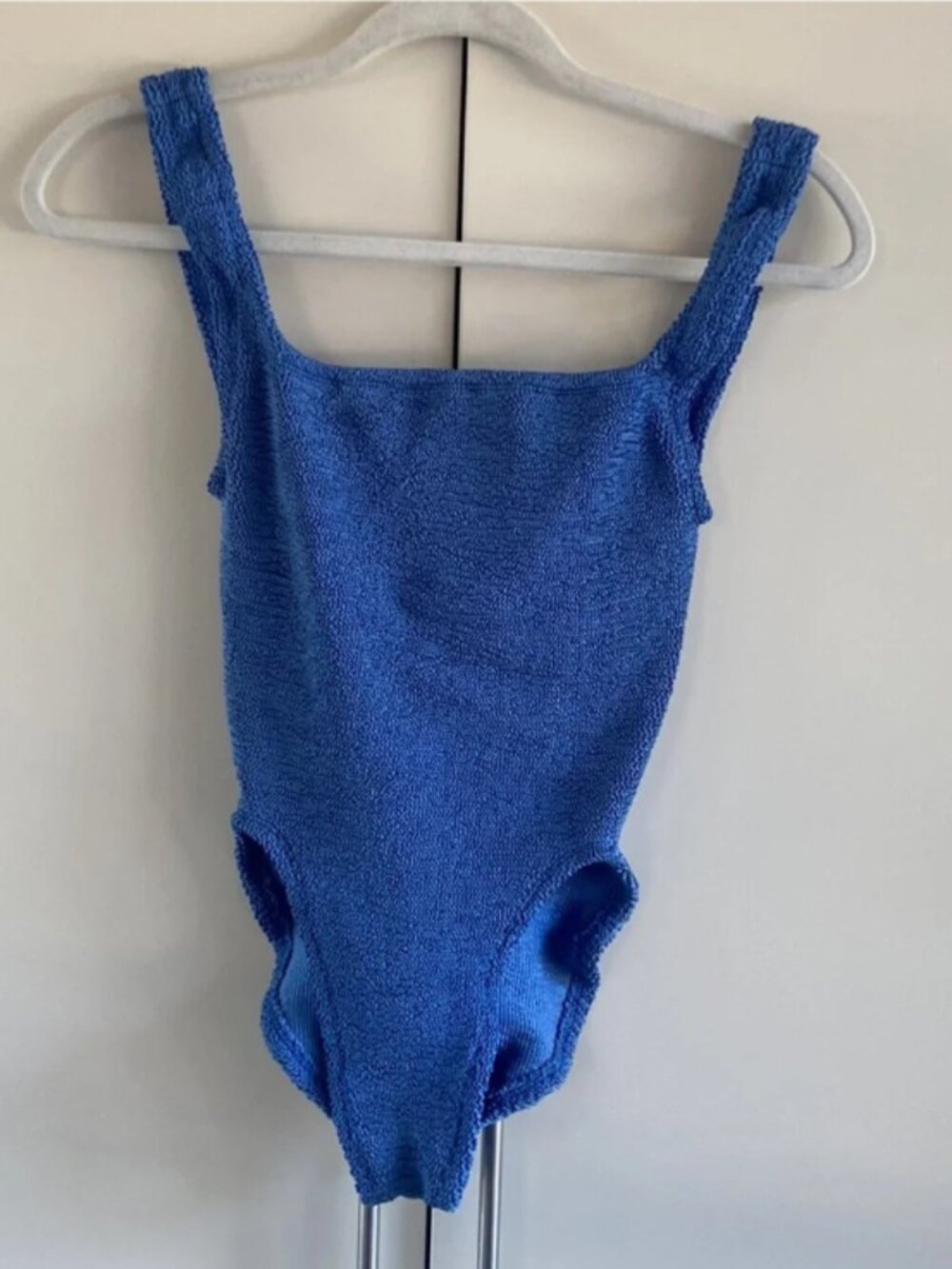 Hunza G Blue Square Neck One Piece